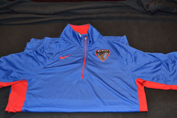 Game-Worn DePaul Women's warm up shooting jersey