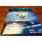 2013 NCAA Basketball Final 4 Game Program Signed by Rick Pitino