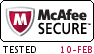HACKER SAFE certified sites prevent over 99.9% of hacker crime.